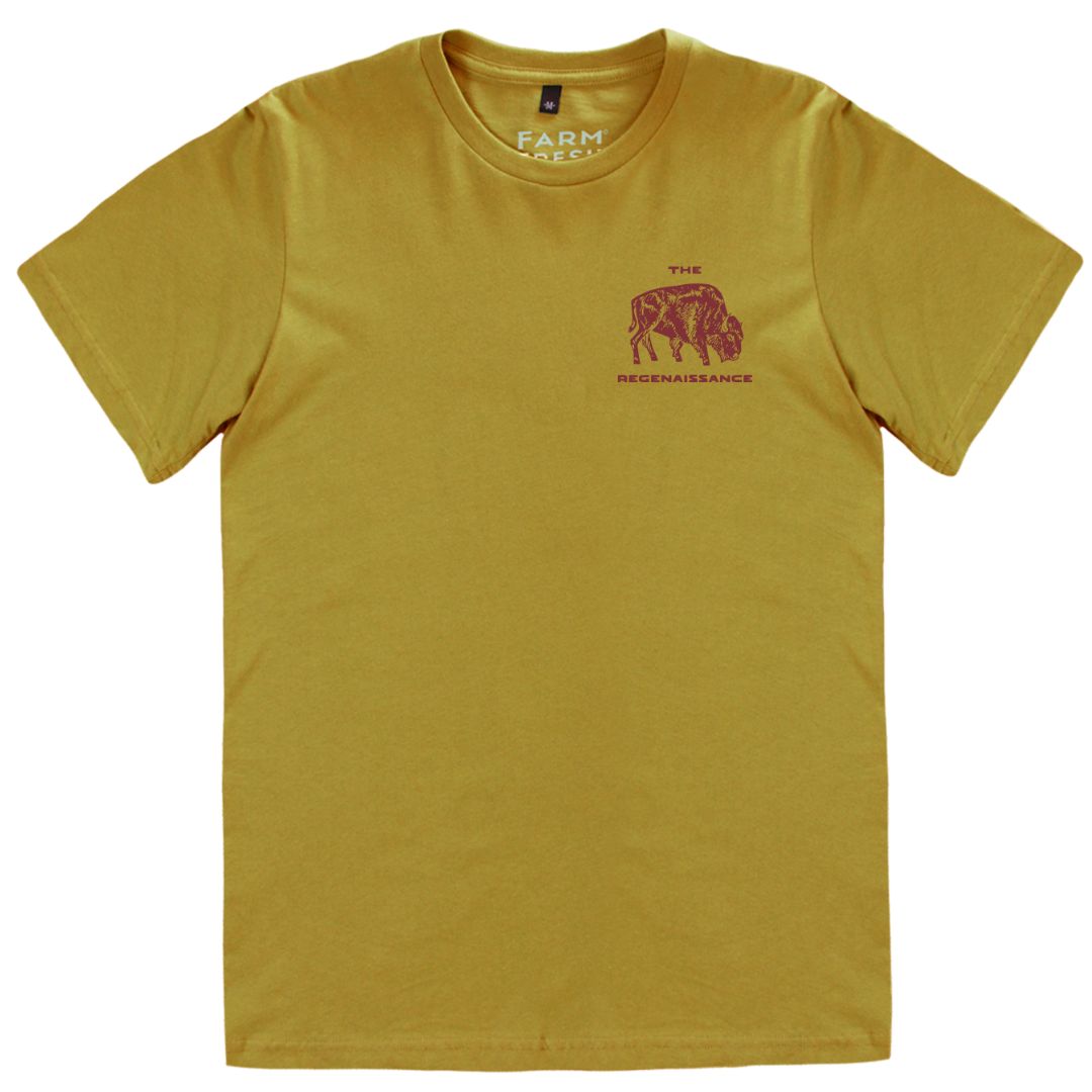 Bison_v2_Tee-Mustard-Front_Flat_Lay.jpg