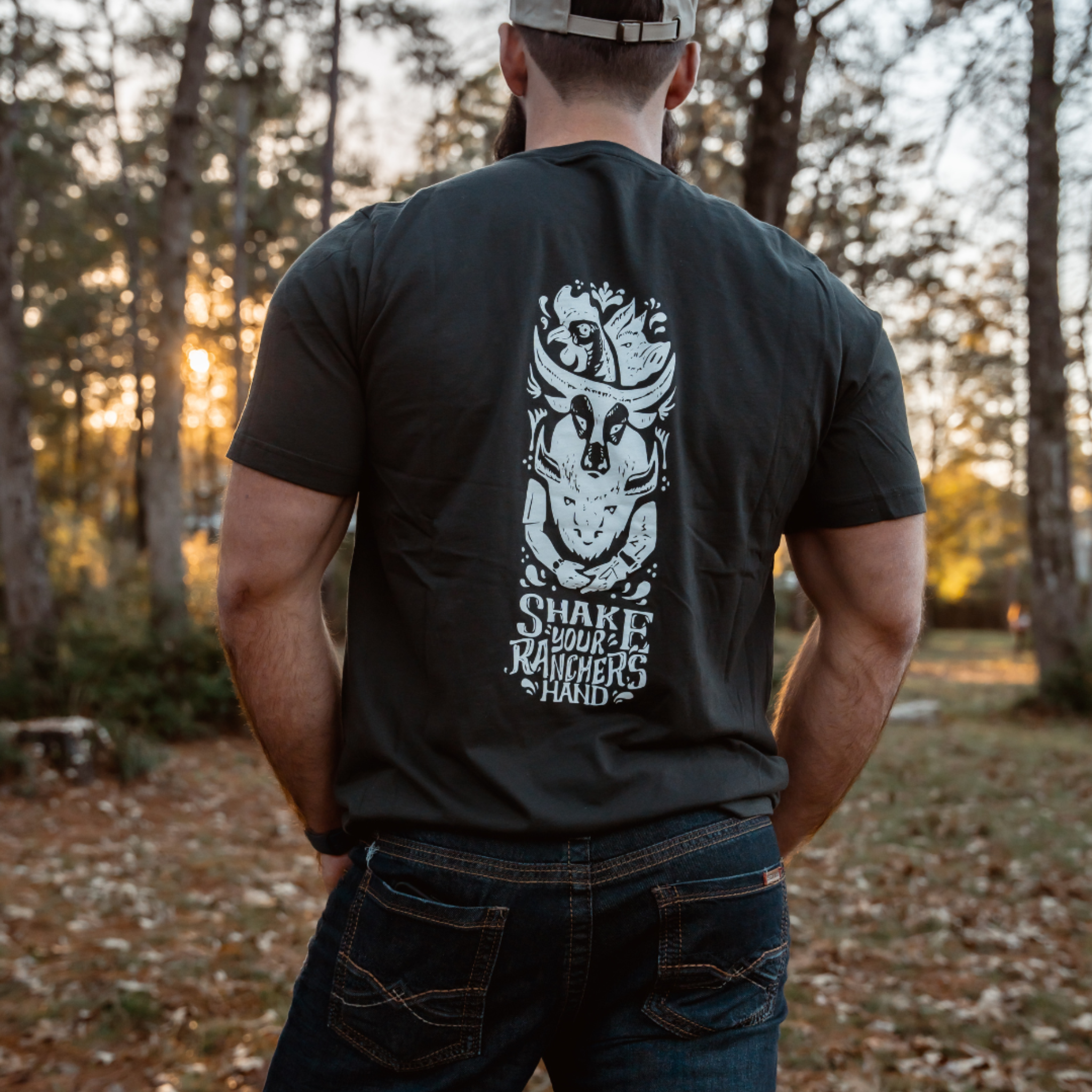 Longhorn Rancher's Handshake Tee