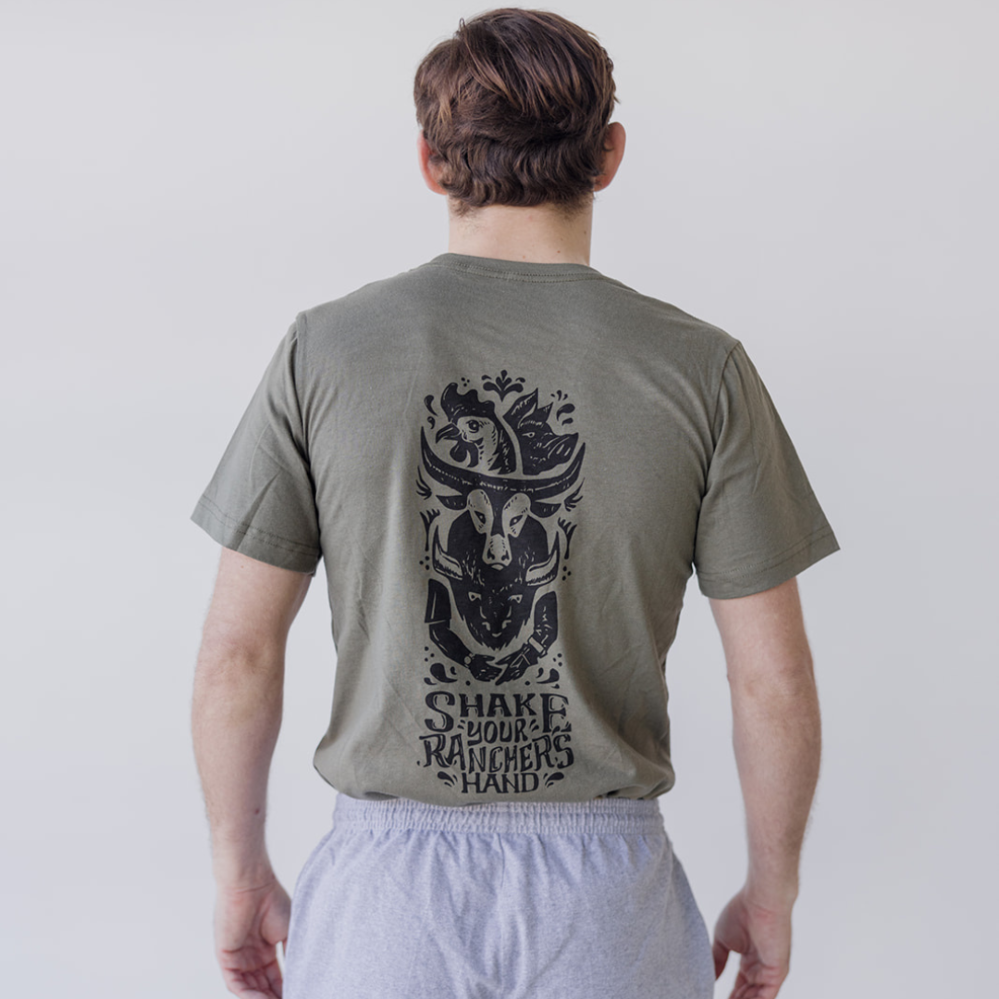 Longhorn Rancher's Handshake Tee
