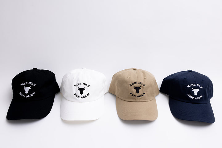 "Make Milk Raw Again" Organic Cotton Cap