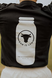 Raw Is Law Organic Cotton T-Shirt - The Regenaissance