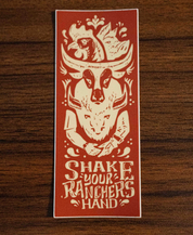 Shake Your Rancher's Hand Sticker