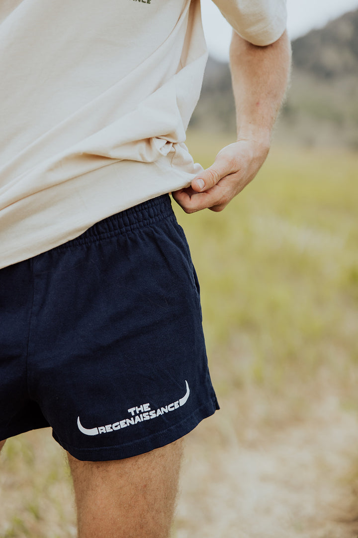 Men's Regenaissance Longhorn Cotton Shorts