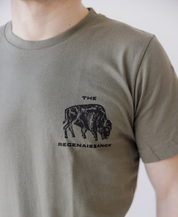 Bison Rancher's Handshake Tee