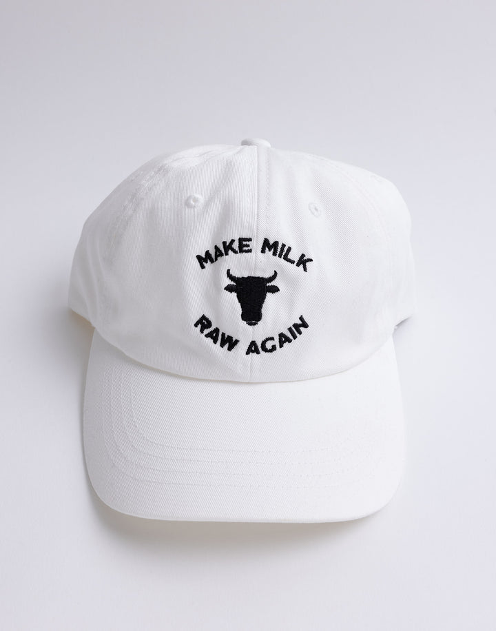 "Make Milk Raw Again" Organic Cotton Cap