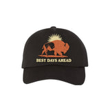 Best Days Ahead Dad Cap - Black