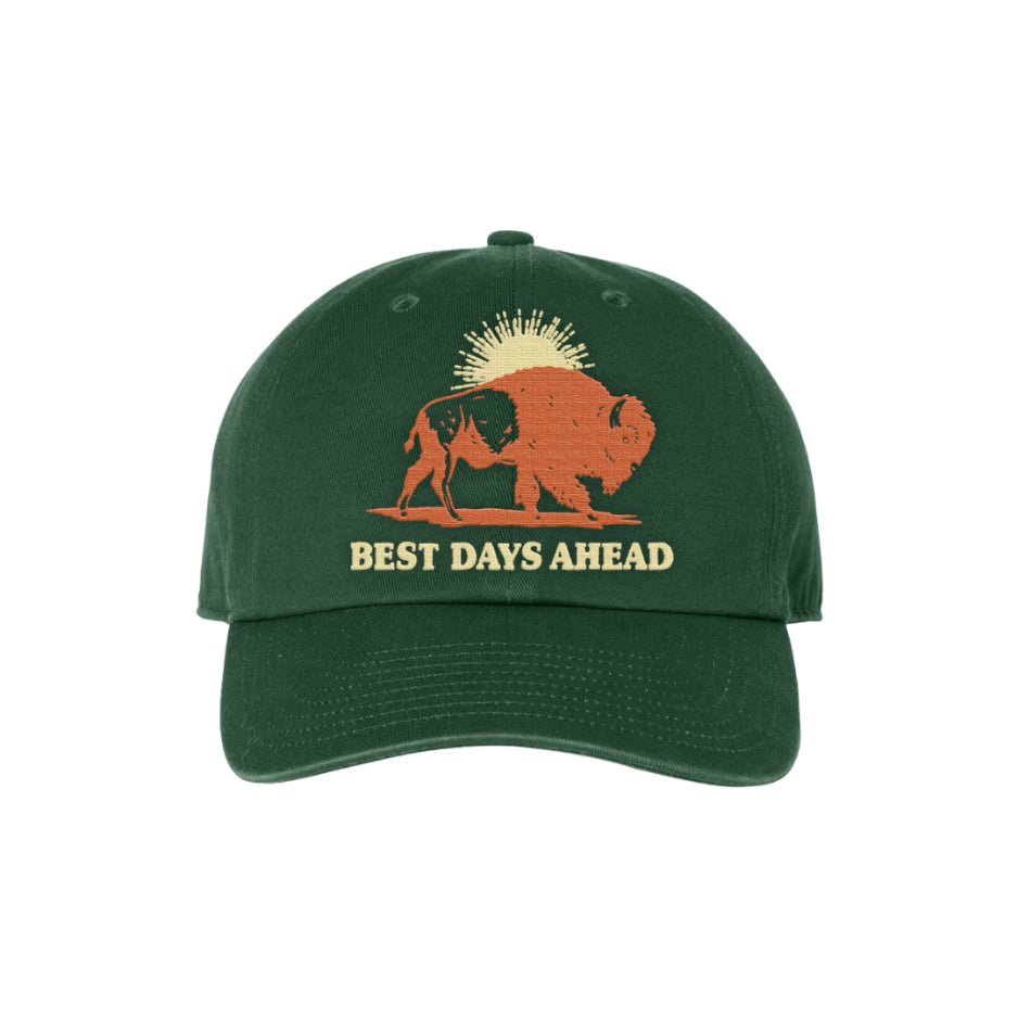 Best Days Ahead Dad Cap - Spruce - The Regenaissance
