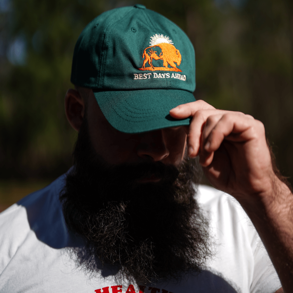 Best Days Ahead Dad Cap - Spruce - The Regenaissance