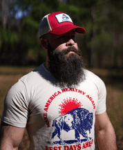 Best Days Ahead Trucker Hat - Red - The Regenaissance