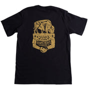 Bison Rancher's Handshake Tee - Black/Gold - The Regenaissance