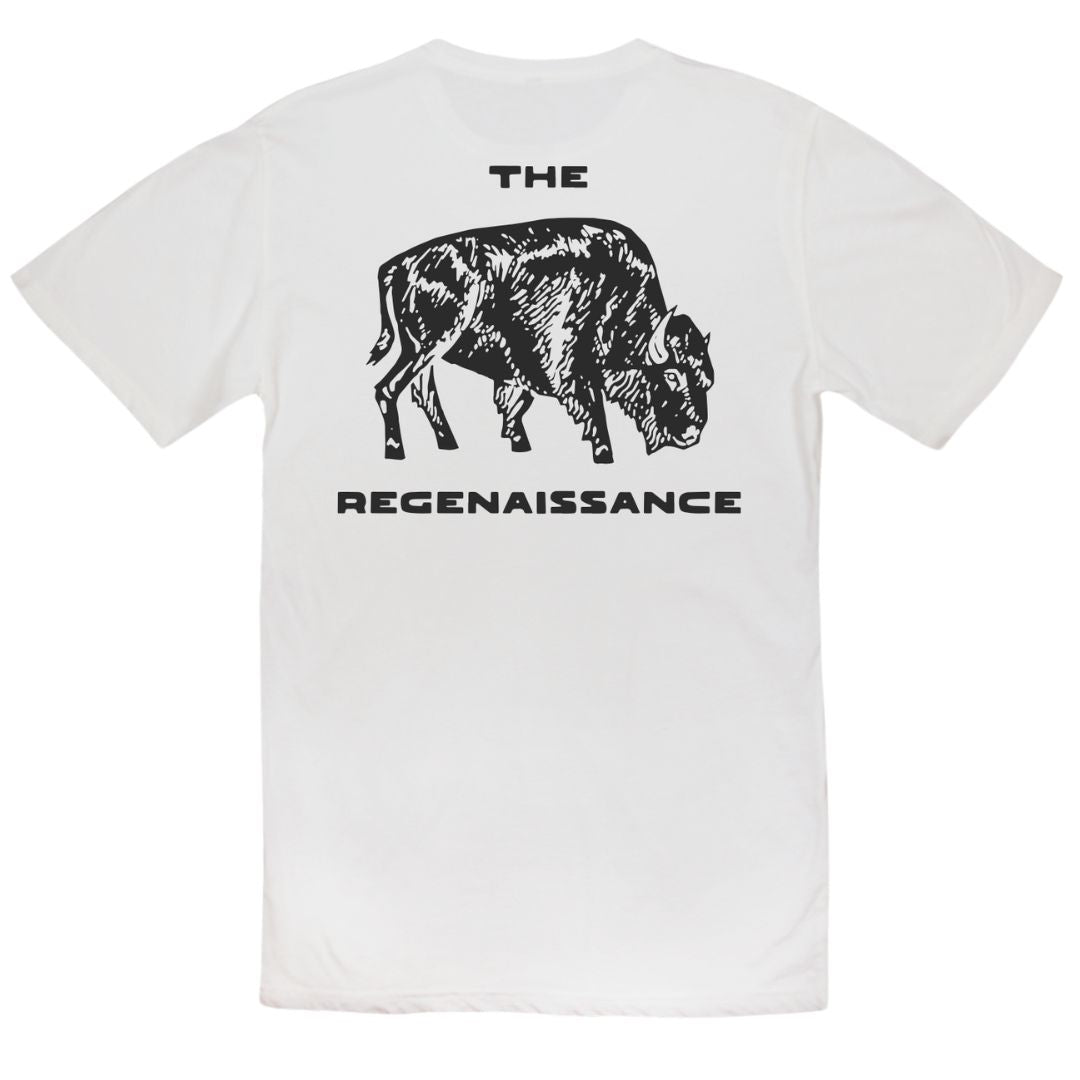 Bison Tee - Eggshell - The Regenaissance