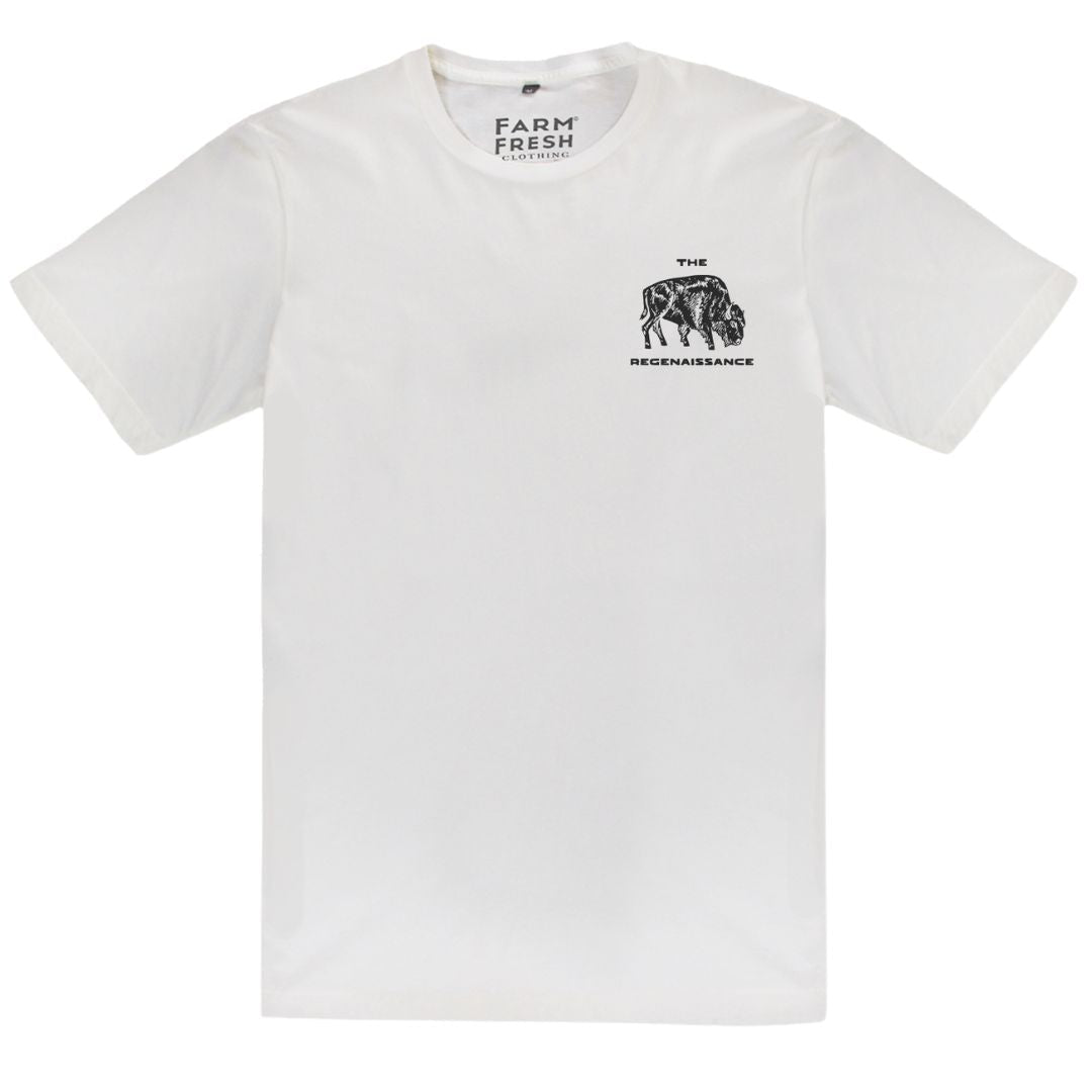 Bison Tee - Eggshell - The Regenaissance