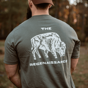 Bison Tee - Rosemary - The Regenaissance