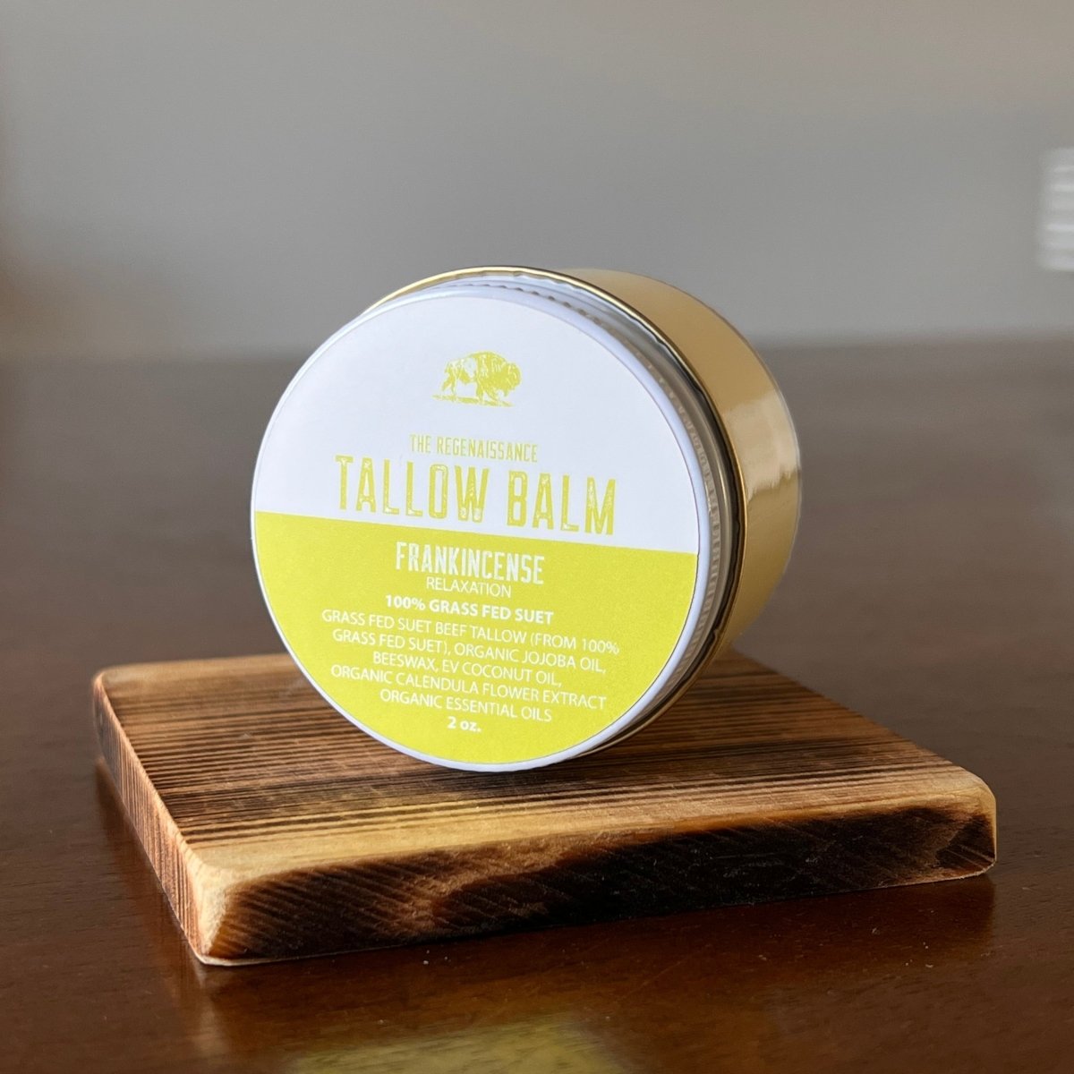 Grass - Fed Suet Tallow Balm - Frankincense - The Regenaissance