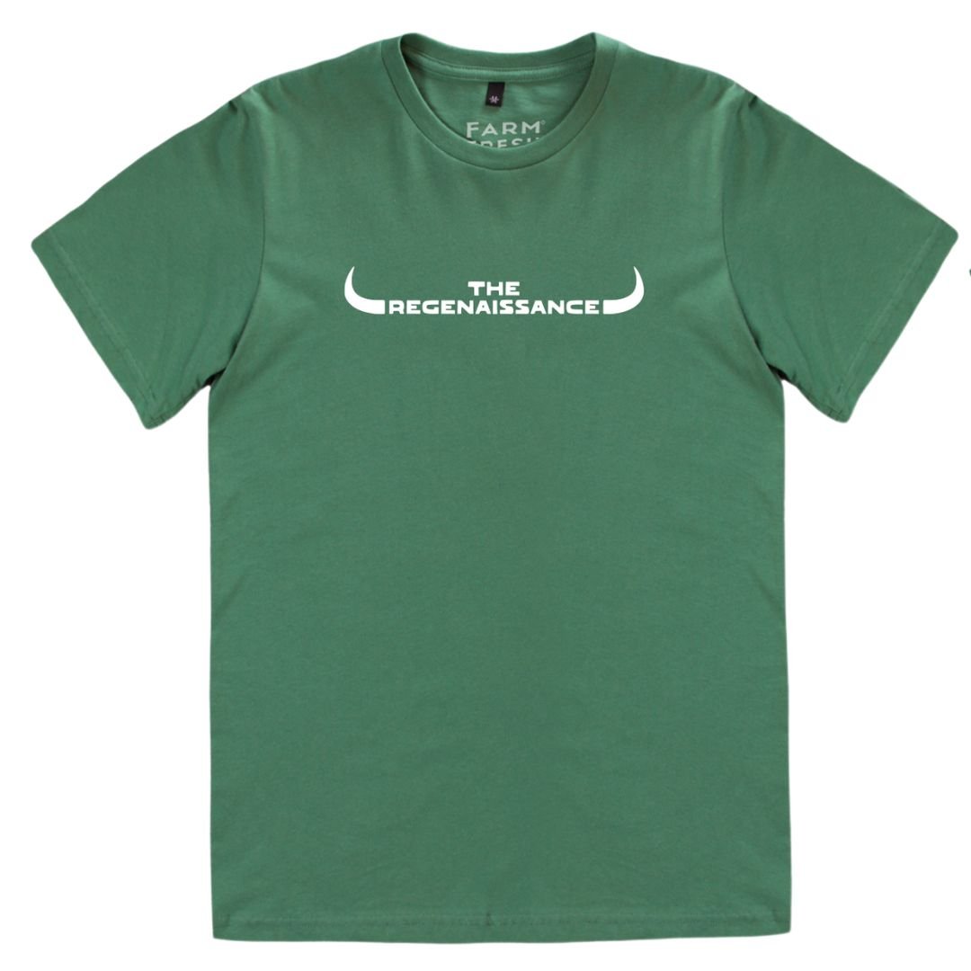 Longhorn Rancher's Handshake Tee - Pine - The Regenaissance