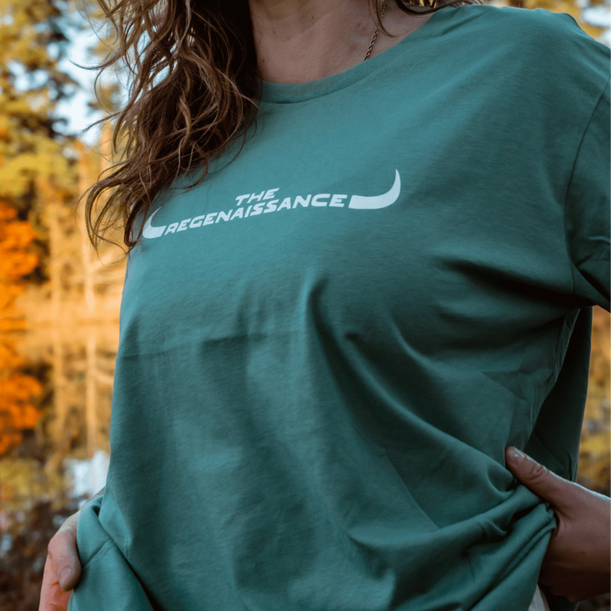 Longhorn Rancher's Handshake Tee - Pine - The Regenaissance