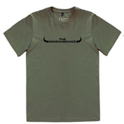 Longhorn Rancher's Handshake Tee - Rosemary - The Regenaissance