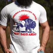 Make America Healthy Again Best Days Ahead Tee - Eggshell - The Regenaissance