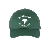 Make Milk Raw Again Cow Cap - Spruce