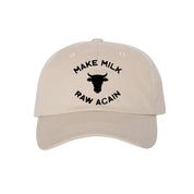 Make Milk Raw Again Cow Cap - Stone - The Regenaissance