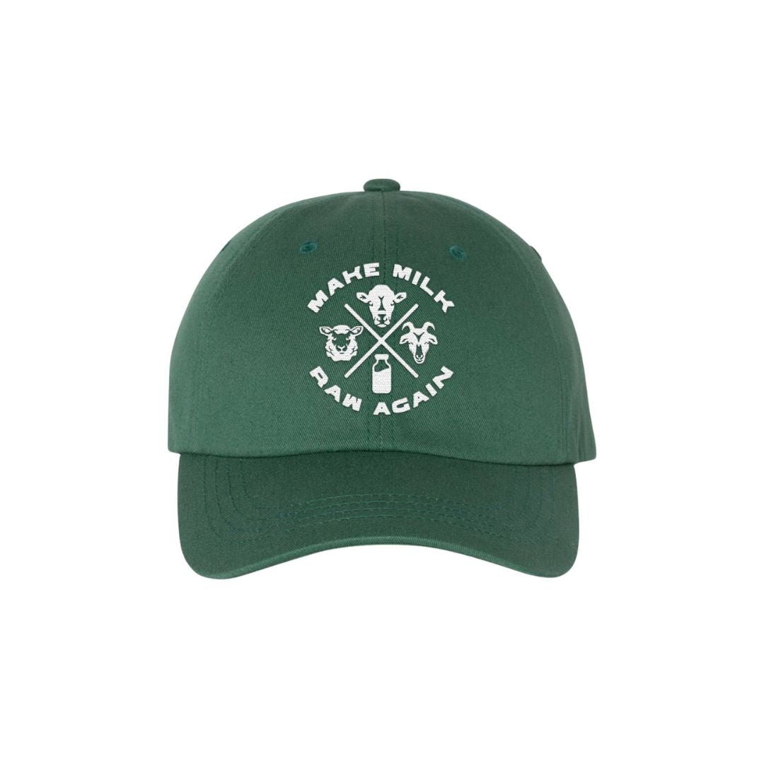 Make Milk Raw Again Trinity Cap - Spruce - The Regenaissance