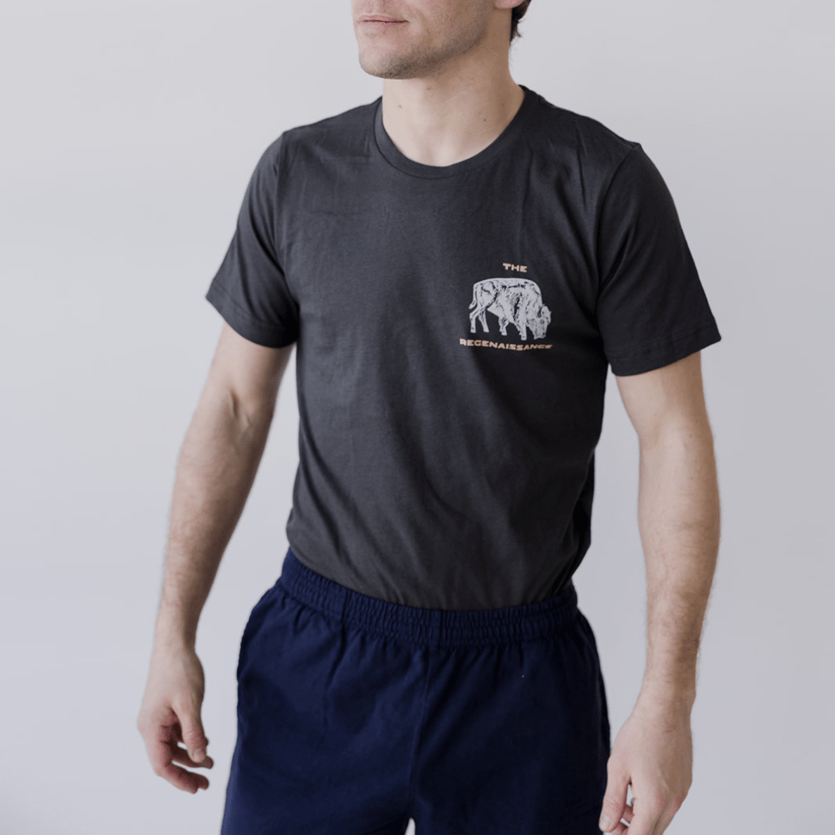 Make Milk Raw Again Trinity Tee - Gunpowder - The Regenaissance