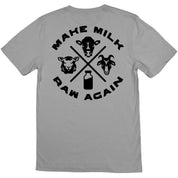 Make Milk Raw Again Trinity Tee - Ice - The Regenaissance
