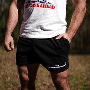 Men's Longhorn Shorts - Black - The Regenaissance