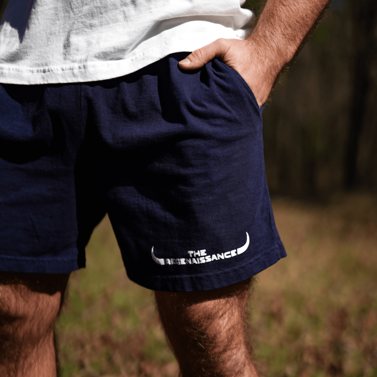 Men's Longhorn Shorts - Navy - The Regenaissance