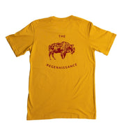 OG Bison Tee - Mustard - The Regenaissance