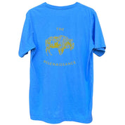 OG Bison Tee - Ocean Blue - The Regenaissance