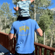 OG Bison Tee - Ocean Blue - The Regenaissance