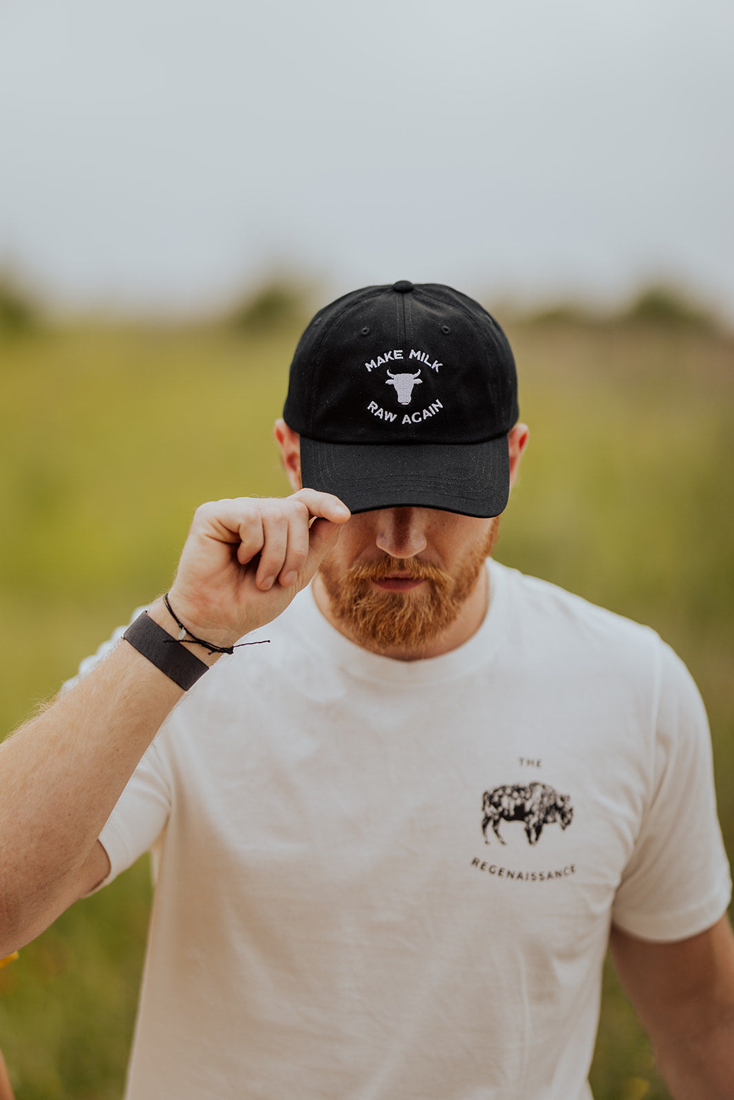 "Make Milk Raw Again" Organic Cotton Cap