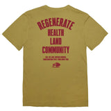 Regenerate Agriculture Tee - Mustard