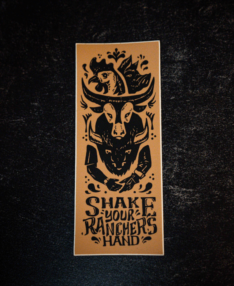 Shake Your Rancher's Hand Sticker - The Regenaissance
