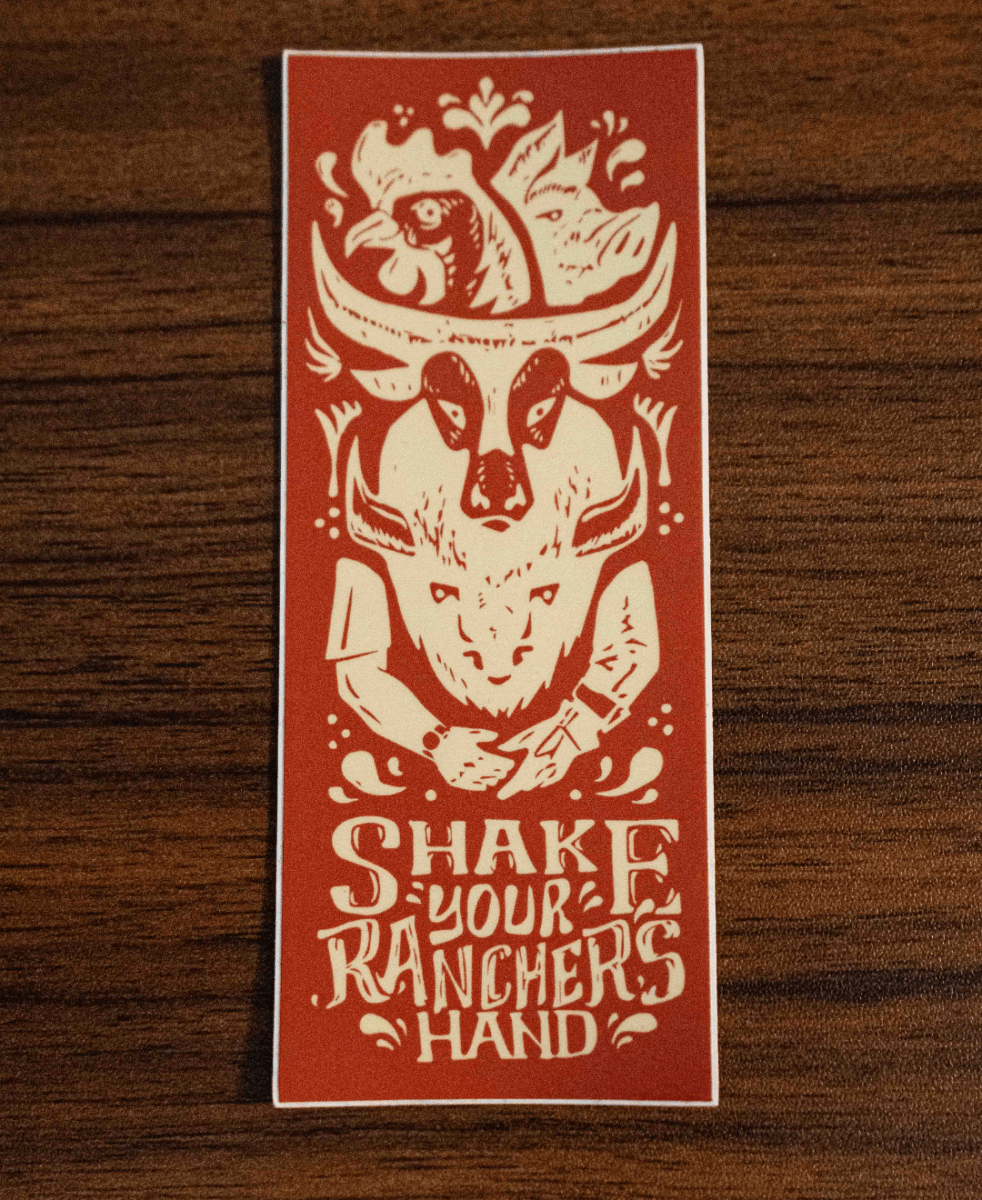 Shake Your Rancher's Hand Sticker - The Regenaissance