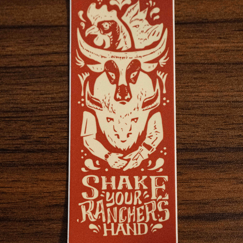 Shake Your Rancher's Hand Sticker - The Regenaissance