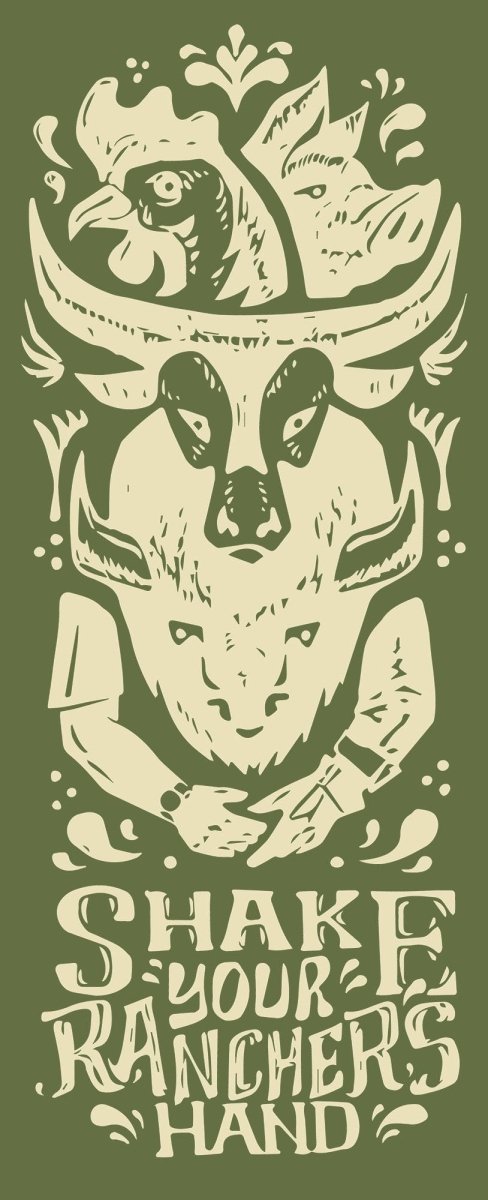 Shake Your Rancher's Hand Sticker - The Regenaissance
