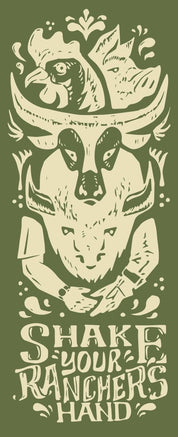 Shake Your Rancher's Hand Sticker - The Regenaissance