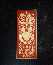 Shake Your Rancher's Hand Sticker - The Regenaissance