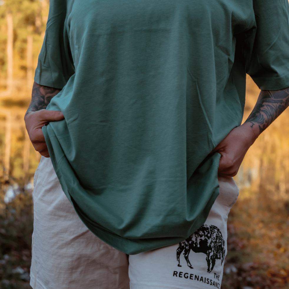 Women's Bison Shorts - Creme - The Regenaissance